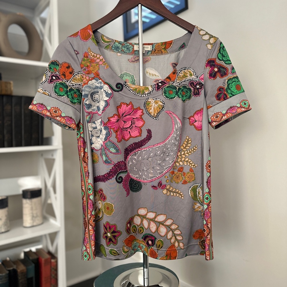 Etro Paisley Floral Top